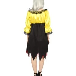 HPO Adult Women's Sexy Pirate Costume | Yellow Cosplay Costume