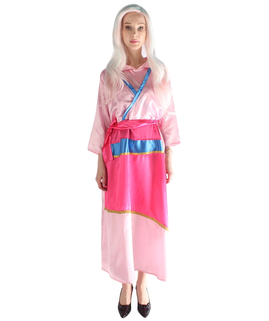 HPO Adult Women's Princess Costume | Red Pink Cosplay Costume