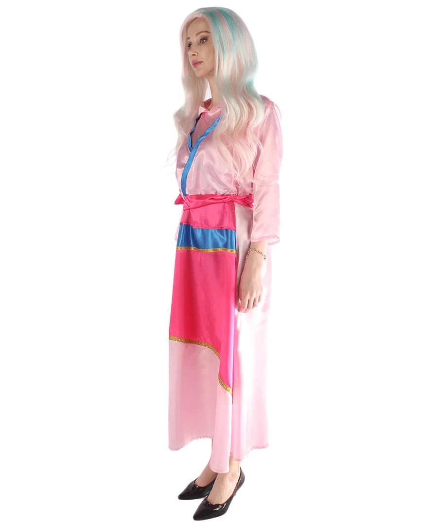 HPO Adult Women's Princess Costume | Red Pink Cosplay Costume