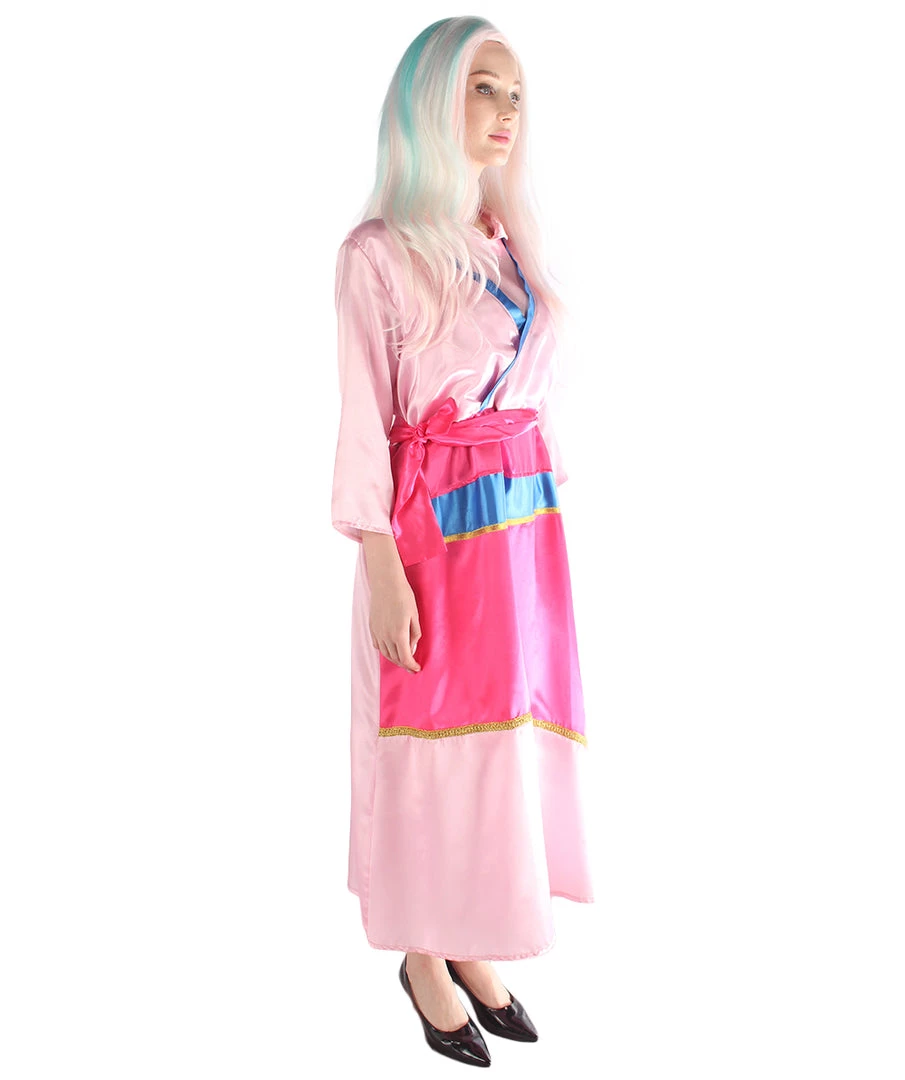 HPO Adult Women's Princess Costume | Red Pink Cosplay Costume