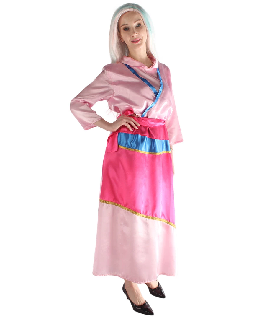 HPO Adult Women's Princess Costume | Red Pink Cosplay Costume