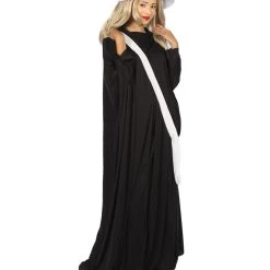 HPO Adult Women's Handmaid Full Set 5 Pc Costume | Black Cosplay Costume