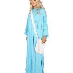 HPO Adult Women's Handmaid Full Set Costume | Lt Blue Cosplay Costume
