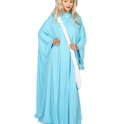 HPO Adult Women's Handmaid Full Set Costume | Lt Blue Cosplay Costume