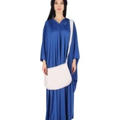HPO Adult Women's Sky Robe Handmaid Costume With Bag And Bonnet | Blue Cosplay Costume