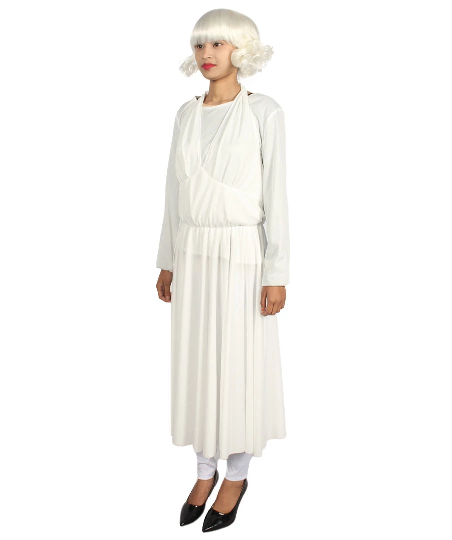 HPO Adult Women's Marilyn Dress Costume | White Cosplay Costume