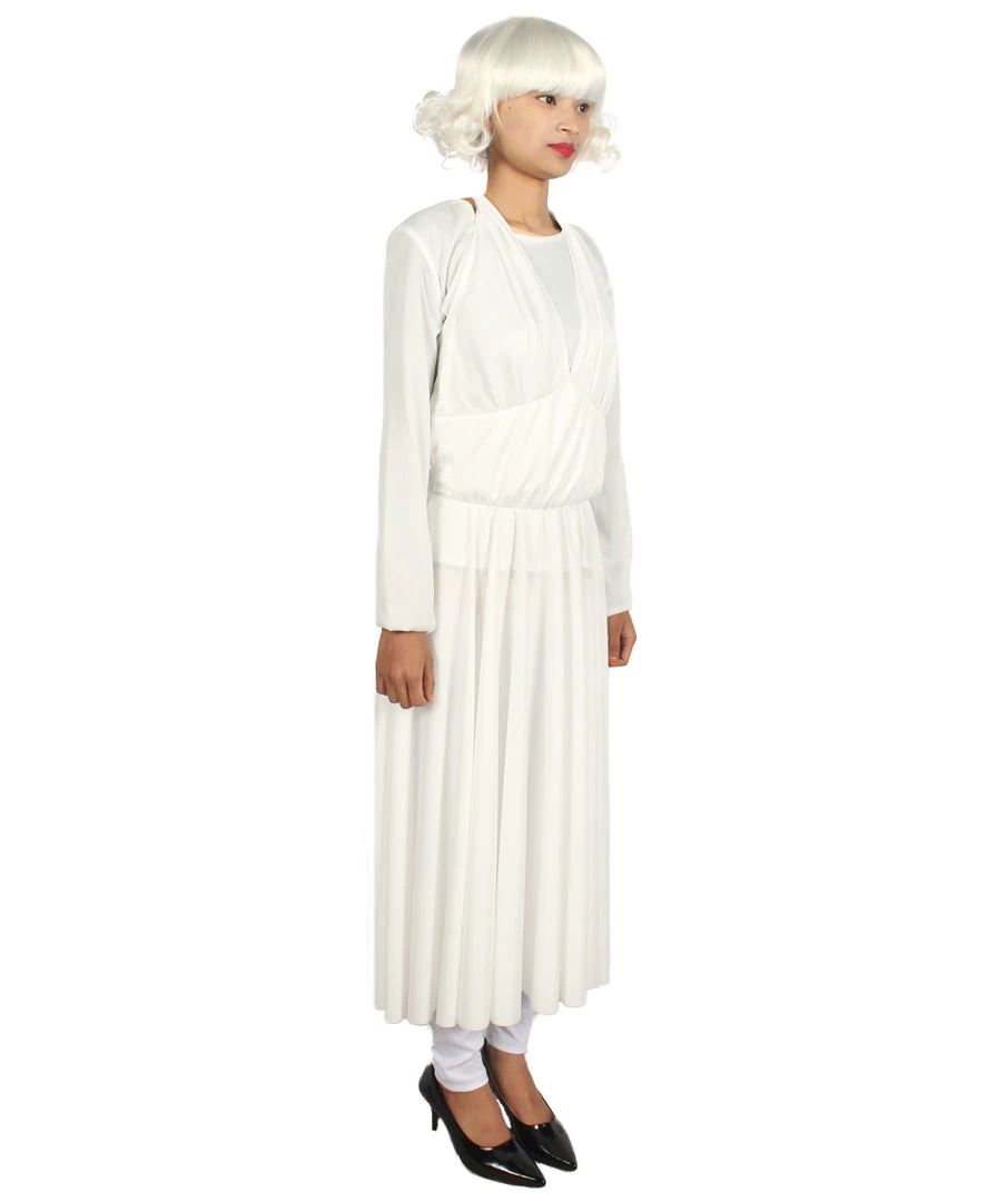 HPO Adult Women's Marilyn Dress Costume | White Cosplay Costume