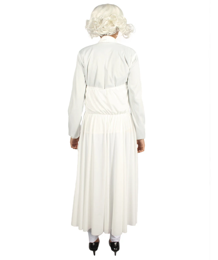 HPO Adult Women's Marilyn Dress Costume | White Cosplay Costume