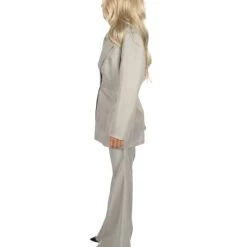 HPO Adult Women's EXCLUSIVE! Deluxe Singer Party Suit Costume | Grey Cosplay Costume