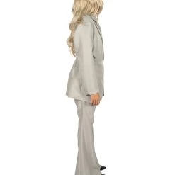 HPO Adult Women's EXCLUSIVE! Deluxe Singer Party Suit Costume | Grey Cosplay Costume