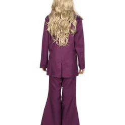 HPO Adult Women's EXCLUSIVE! Deluxe Singer Party Suit Costume | Lt. Purple Cosplay Costume