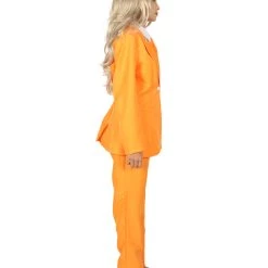 HPO Adult Women's EXCLUSIVE! Deluxe Singer Summer Party Suit Costume | Orange Cosplay Costume