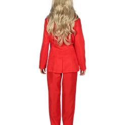 HPO Adult Women's Deluxe Party Suit Costume | Red Devil Cosplay Costume