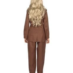 HPO Adult Women's Deluxe Party Suit Costume | Dark Brown Cosplay Costume