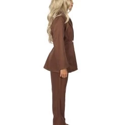 HPO Adult Women's Deluxe Party Suit Costume | Dark Brown Cosplay Costume
