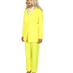 HPO Adult Women's Deluxe Party Suit Costume | Yellow Cosplay Costume