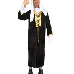 HPO Adult Men's Wise Melchior Costume | Black And White Halloween Costume