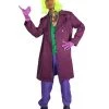 HPO Adult Men's Deluxe Clown Theatrical Suit Costume | Multi Color Halloween Costume