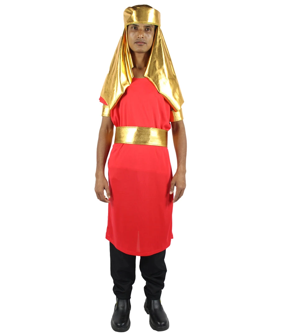 HPO Adult Men's Egyptian King Pharaoh Cosplay Costume Multiple Color Options
