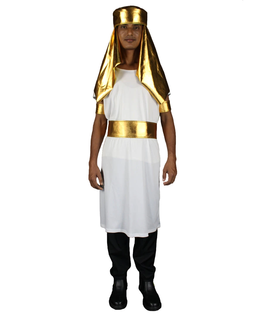 HPO Adult Men's Egyptian King Pharaoh Cosplay Costume Multiple Color Options