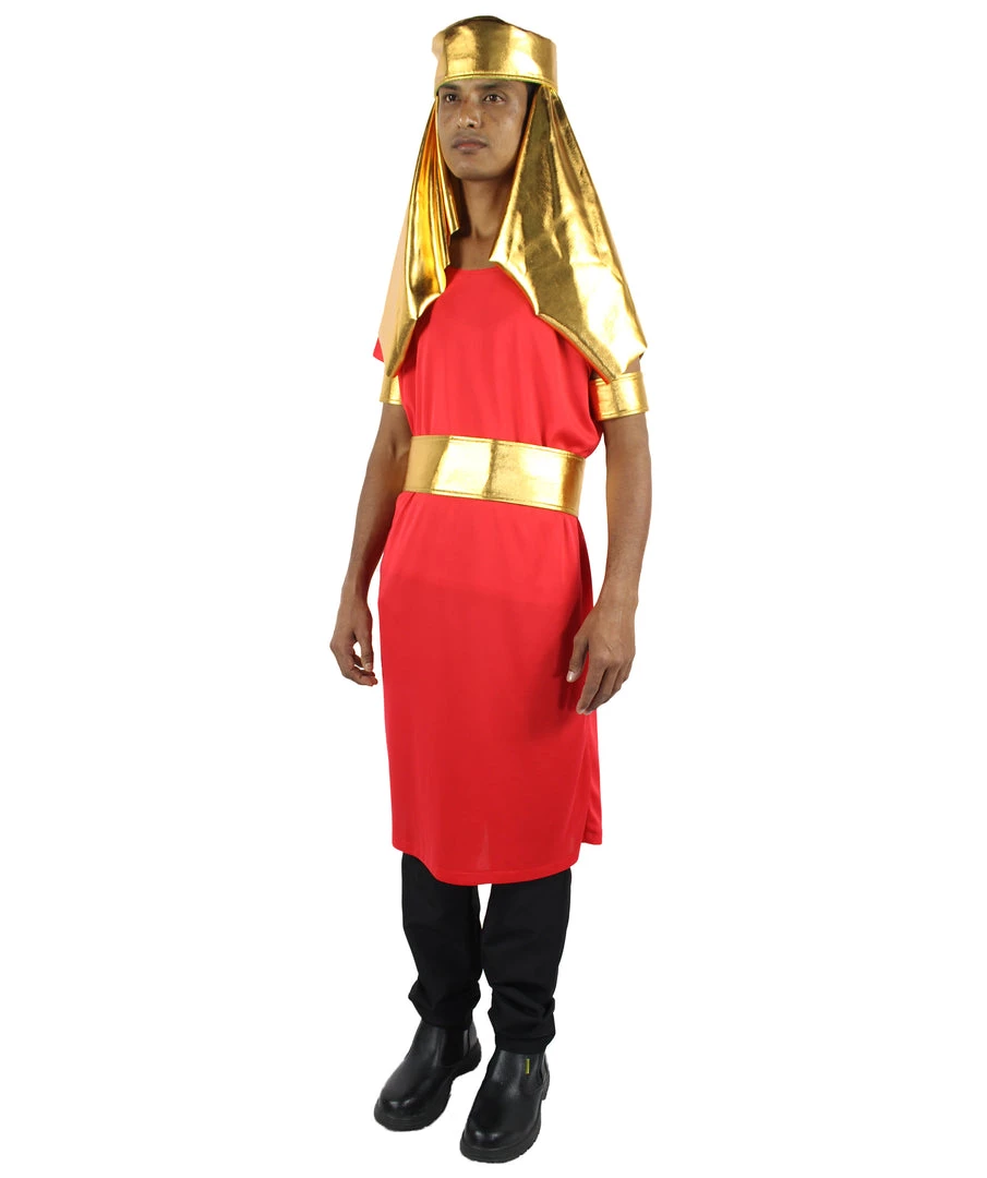 HPO Adult Men's Egyptian King Pharaoh Cosplay Costume Multiple Color Options