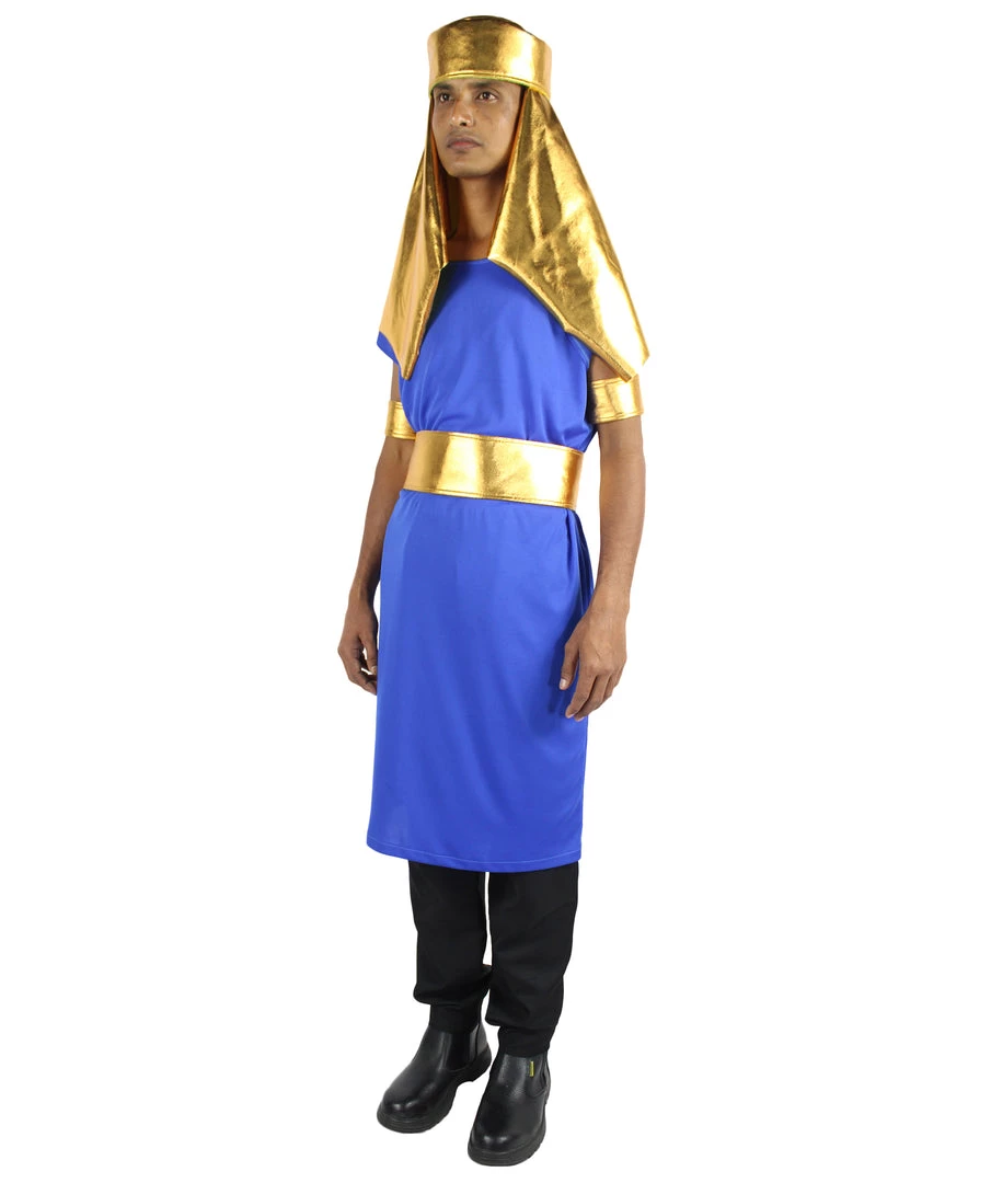 HPO Adult Men's Egyptian King Pharaoh Cosplay Costume Multiple Color Options