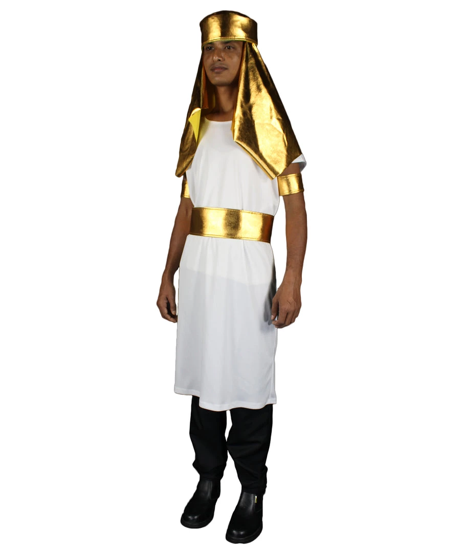 HPO Adult Men's Egyptian King Pharaoh Cosplay Costume Multiple Color Options