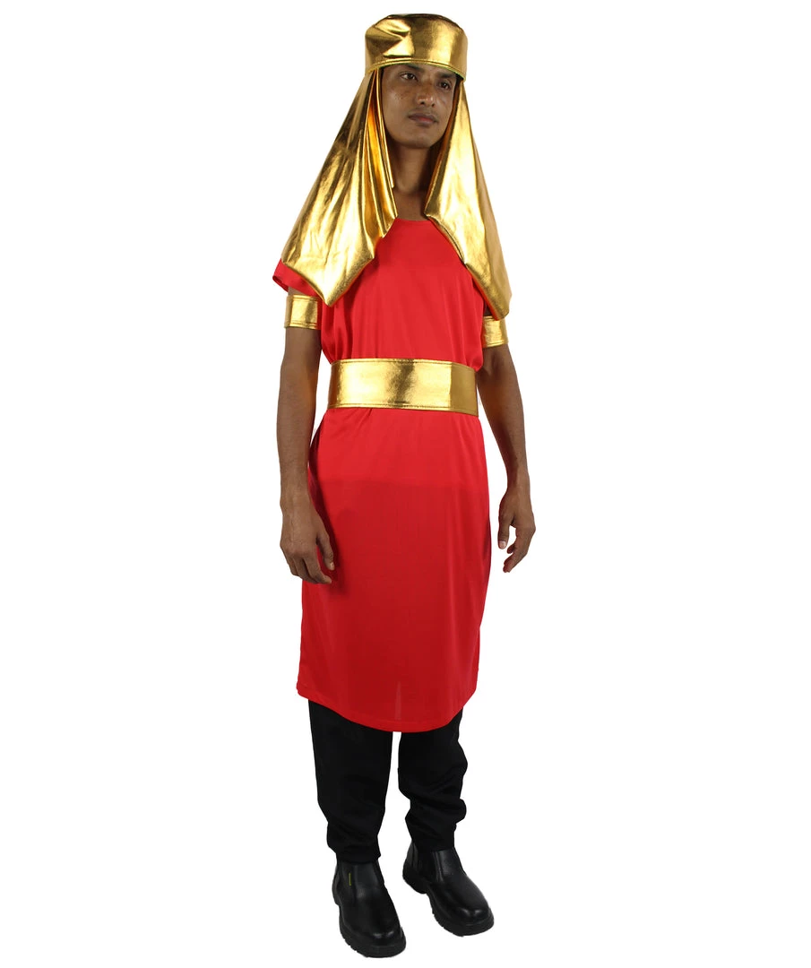 HPO Adult Men's Egyptian King Pharaoh Cosplay Costume Multiple Color Options