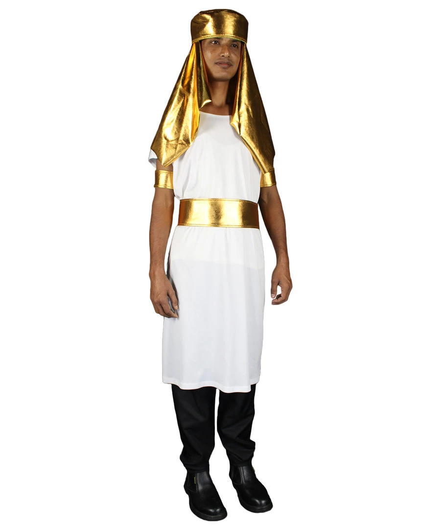HPO Adult Men's Egyptian King Pharaoh Cosplay Costume Multiple Color Options