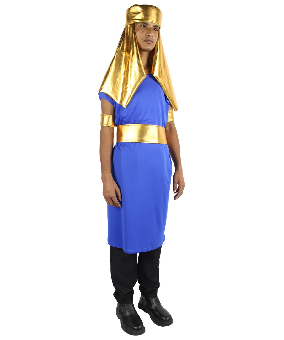 HPO Adult Men's Egyptian King Pharaoh Cosplay Costume Multiple Color Options