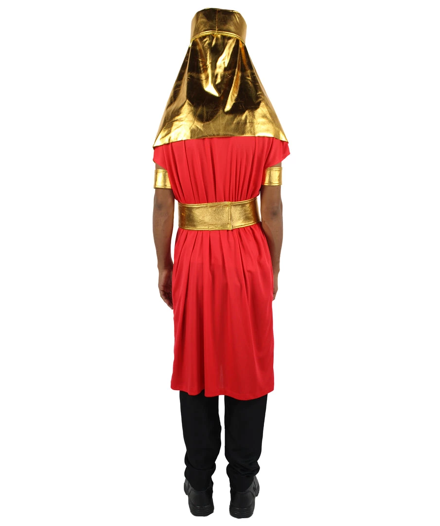 HPO Adult Men's Egyptian King Pharaoh Cosplay Costume Multiple Color Options