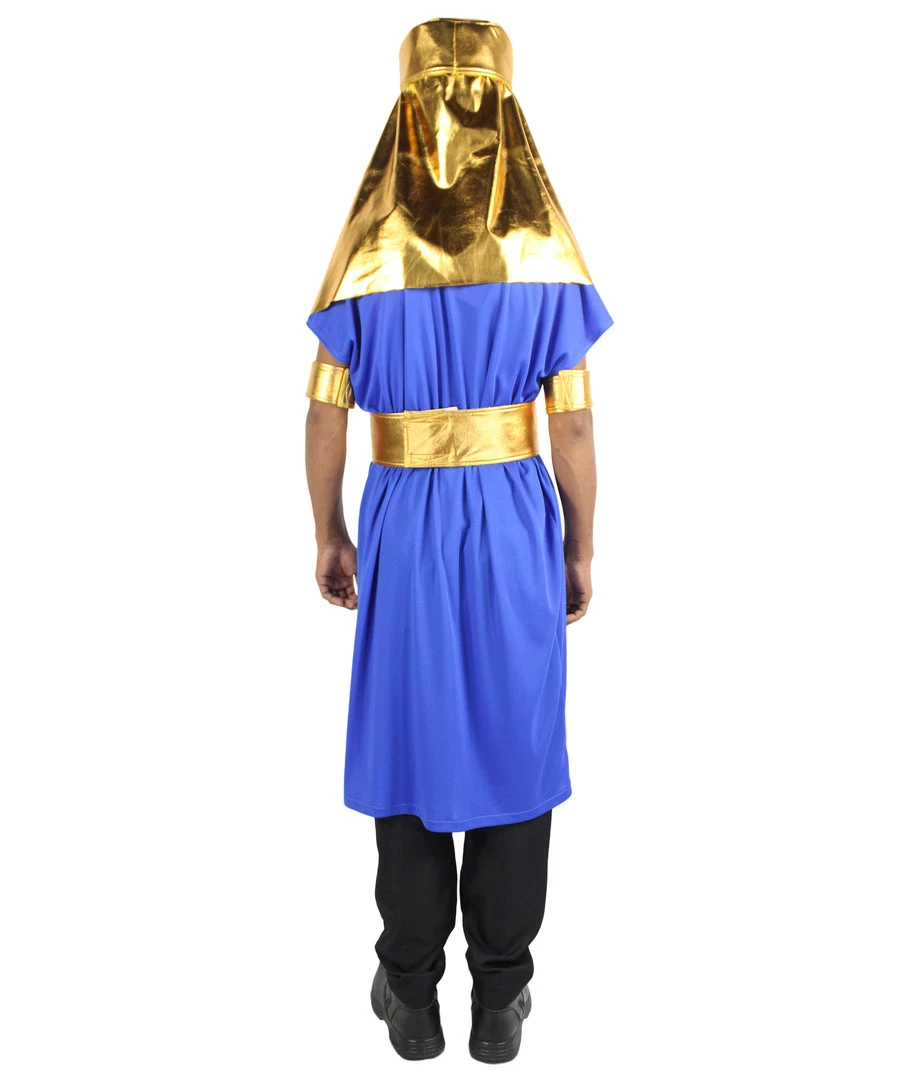 HPO Adult Men's Egyptian King Pharaoh Cosplay Costume Multiple Color Options