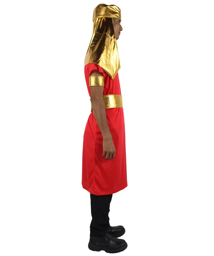 HPO Adult Men's Egyptian King Pharaoh Cosplay Costume Multiple Color Options