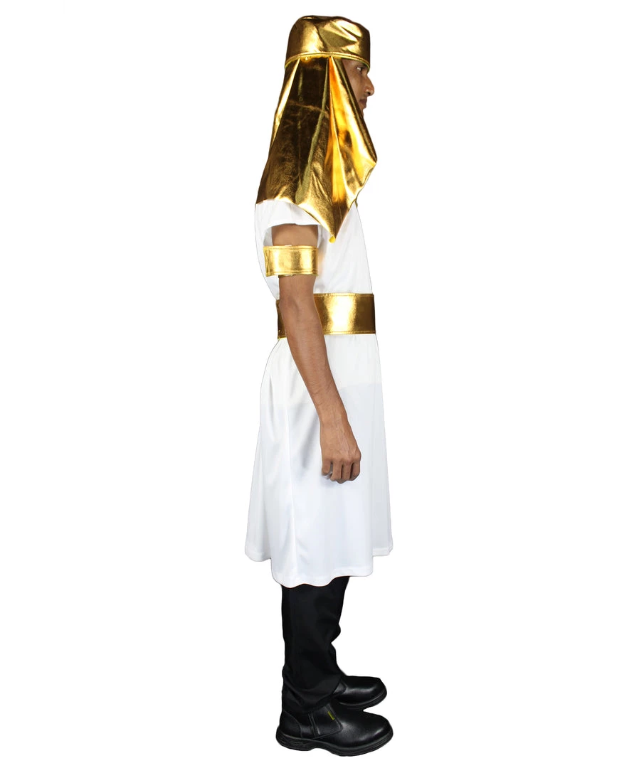 HPO Adult Men's Egyptian King Pharaoh Cosplay Costume Multiple Color Options