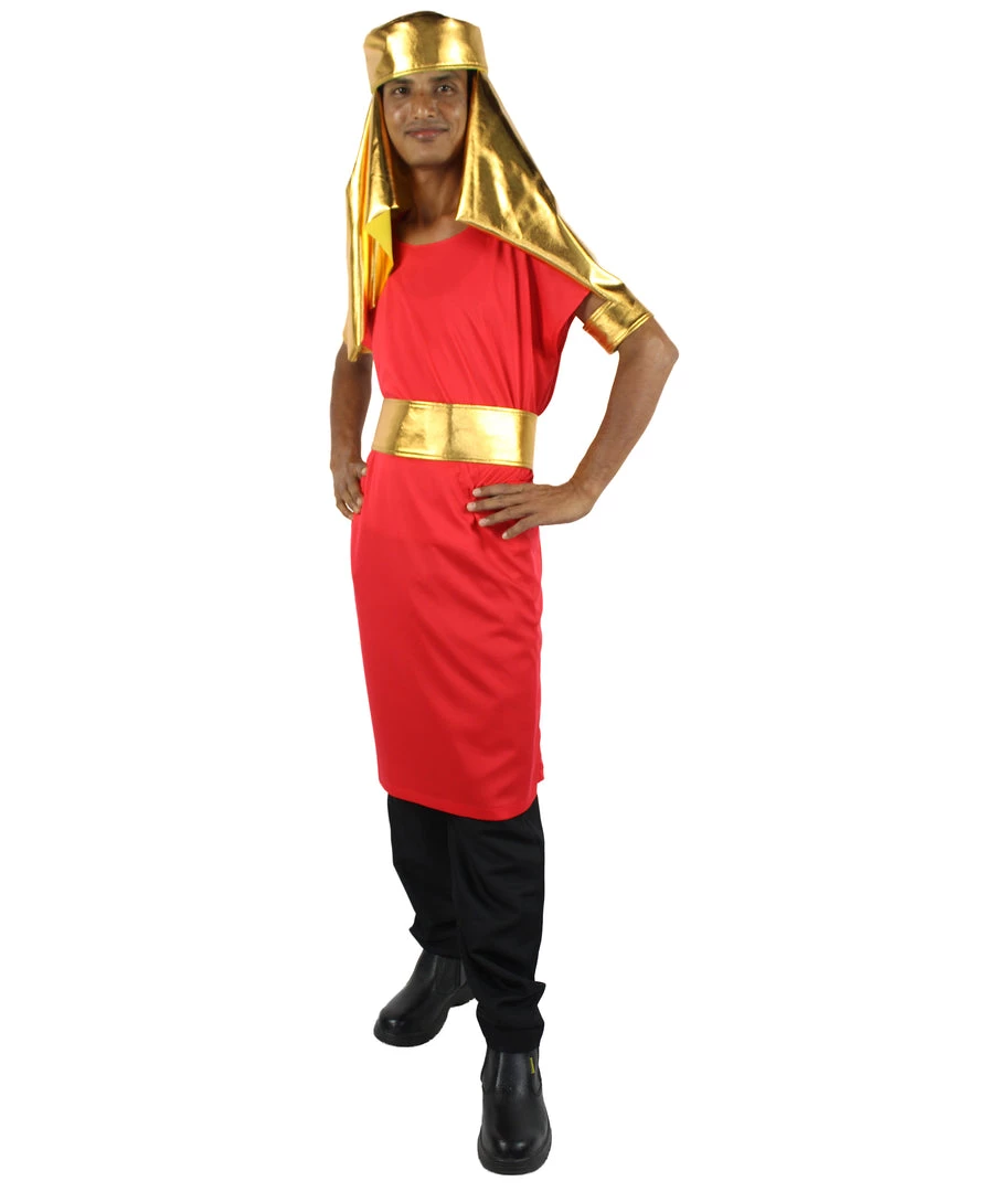 HPO Adult Men's Egyptian King Pharaoh Cosplay Costume Multiple Color Options