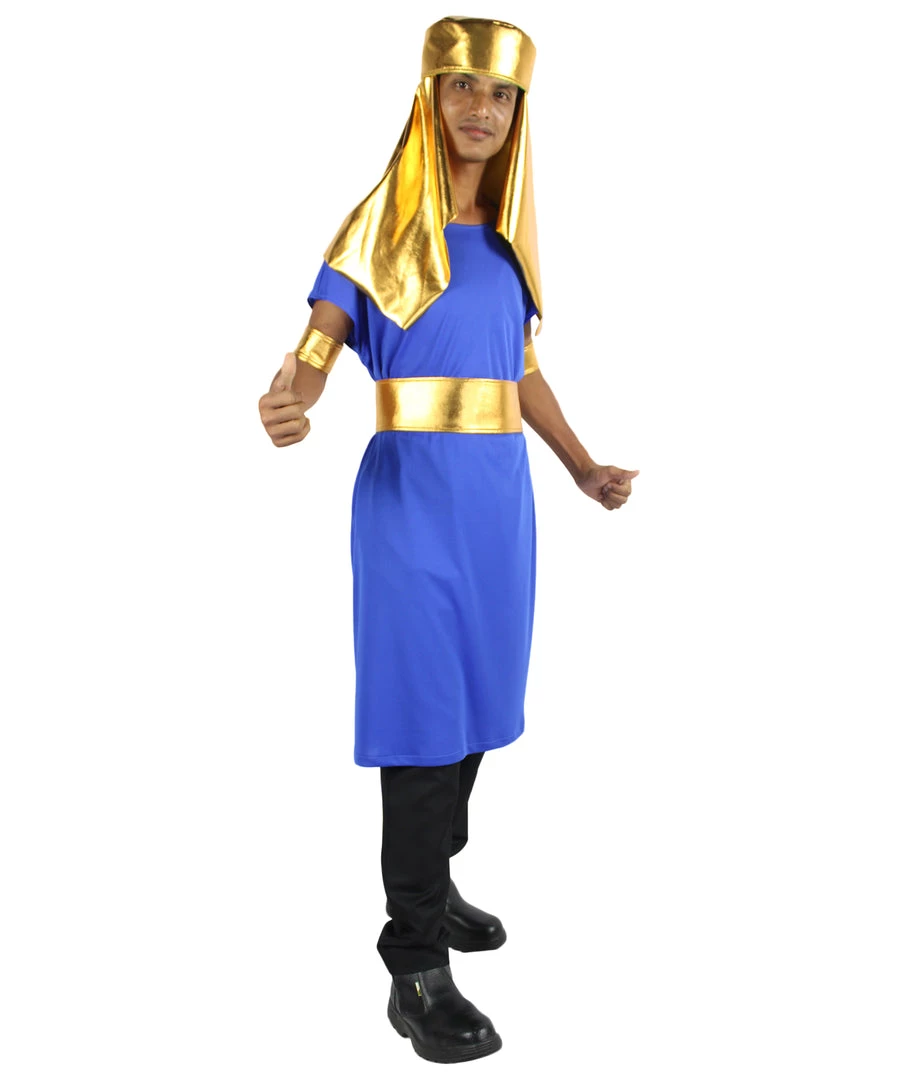 HPO Adult Men's Egyptian King Pharaoh Cosplay Costume Multiple Color Options