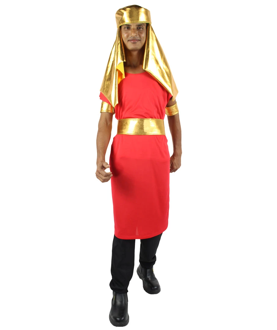 HPO Adult Men's Egyptian King Pharaoh Cosplay Costume Multiple Color Options