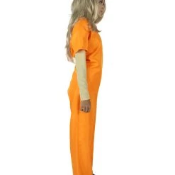 HPO Adult Women's Prisoner Uniform Costume | Orange Cosplay Costume