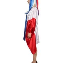 FLAGWIGS Adult Women's France Flag Dress Costume | Patriotic Cosplay Costume