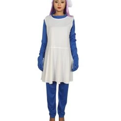 HPO Women's Cosplay Blue Costume | Blue White Color