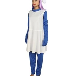 HPO Women's Cosplay Blue Costume | Blue White Color