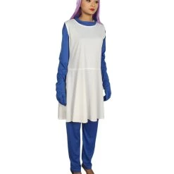 HPO Women's Cosplay Blue Costume | Blue White Color