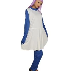 HPO Women's Cosplay Blue Costume | Blue White Color
