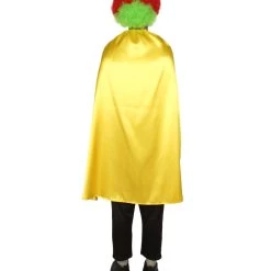 HPO Adult Men's Superhero Cape With Mask Set Costume | Multiple Color Options Halloween Costume
