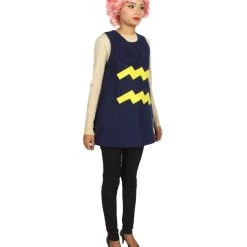 HPO Adult Women's 12 Constellation Of Aquarius Party Troll Dress Costume | Blue Halloween Costume