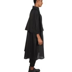 HPO Adult Men's Sherlock Holmes Cloak Cape Costume | Black Halloween Costume