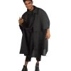 HPO Adult Men's Sherlock Holmes Cloak Cape Costume | Black Halloween Costume