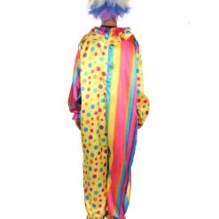 HPO Adult Men's Spots The Clown Jumpsuit Funny Costume | Multi Halloween Costume