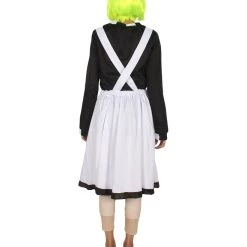 HPO Adult Women's Oompa Loompa Fancy Dress Costume | Black & Silver Cosplay Costume