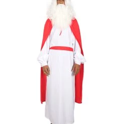 HPO Adult Men's French Carton Costume | Red & White Cosplay Costume